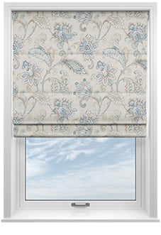 Pembury, Glacier - Twist&Fit Roman Blind
